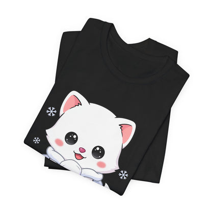 Kawaii Arctic Fox T-Shirt for Cute Winter Style