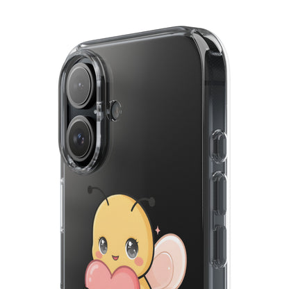 Kawaii Bee Clear Impact-Resistant Phone Case