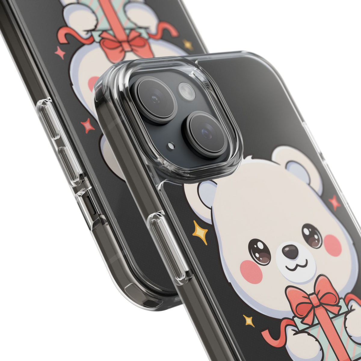 Kawaii Polar Bear Gift Phone Case for Holiday Gifting