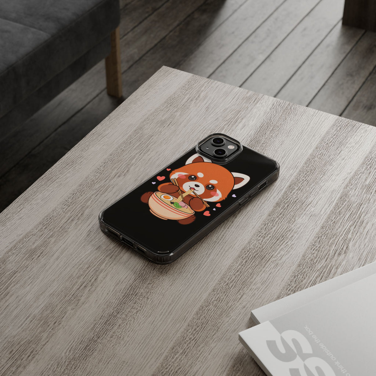 Red Panda Ramen Phone Case – Kawaii Food Lover Gift