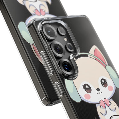 Kawaii Arctic Fox Phone Case – Cozy Winter Cutie