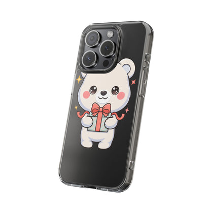 Kawaii Polar Bear Gift Phone Case for Holiday Gifting