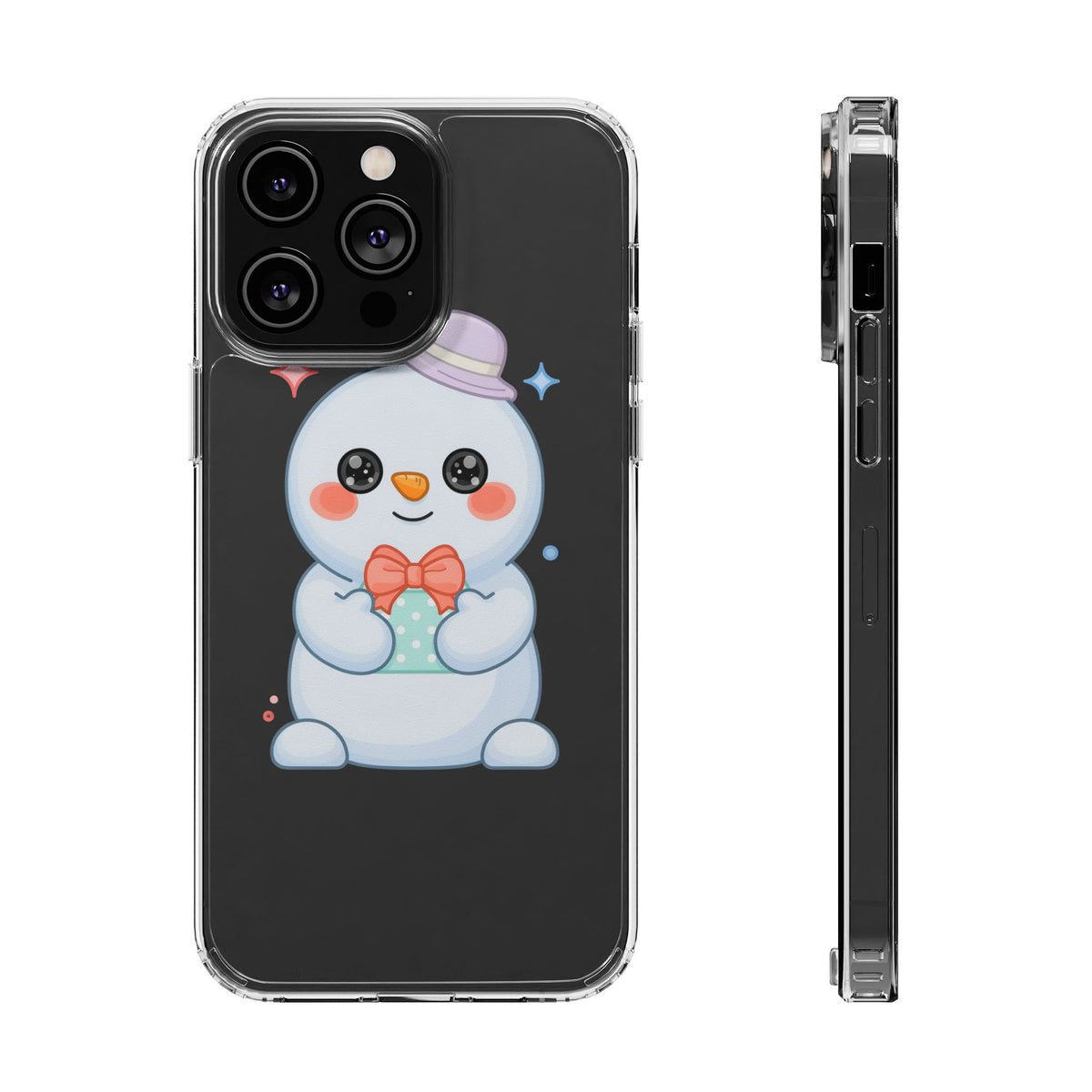 Kawaii Snowman Phone Case for Cheerful Winter Days
