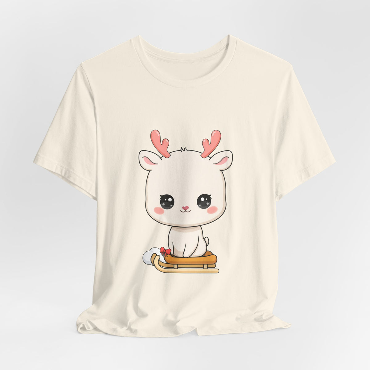 Kawaii Reindeer T-Shirt for Cozy Winter Days