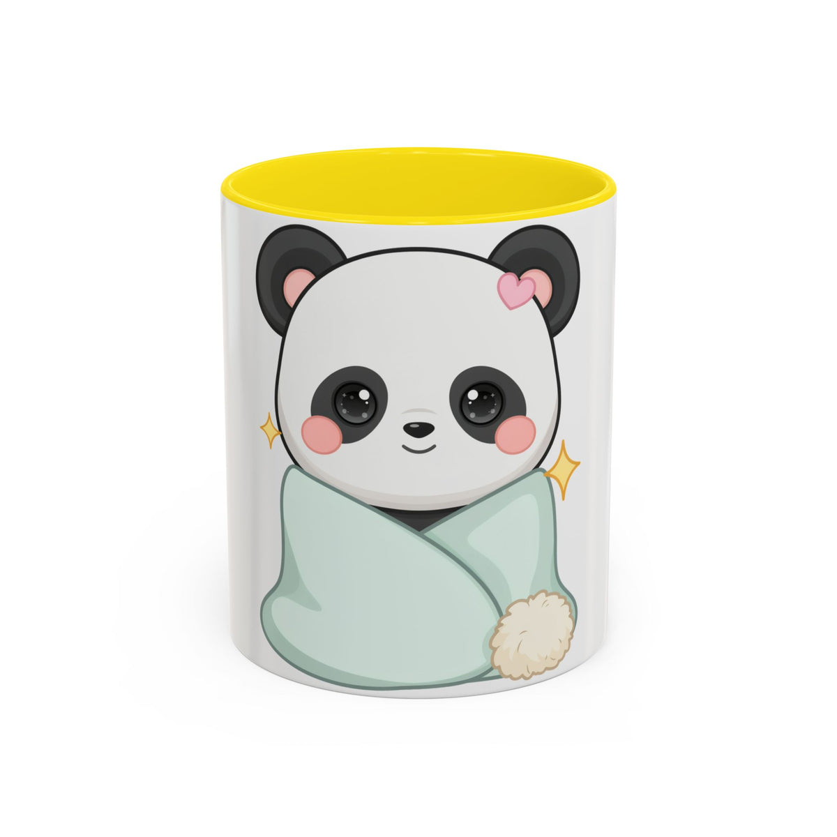Kawaii Panda Accent Coffee Mug for Cozy Moments