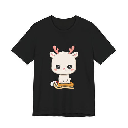 Kawaii Reindeer T-Shirt for Cozy Winter Days