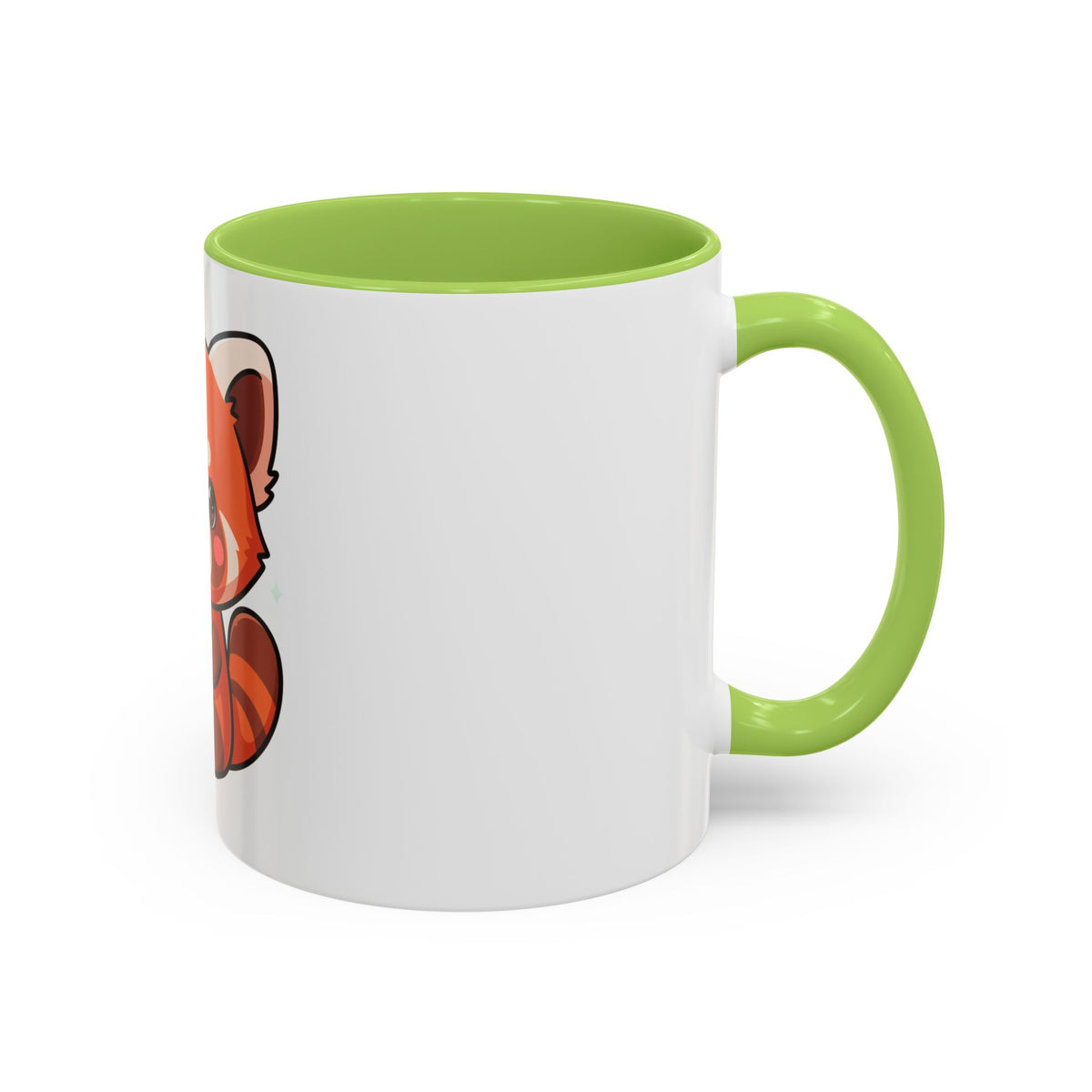 Red Panda Coffee Mug, Cute Latte Lover Accent Mug