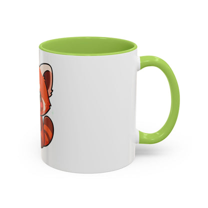 Red Panda Coffee Mug, Cute Latte Lover Accent Mug