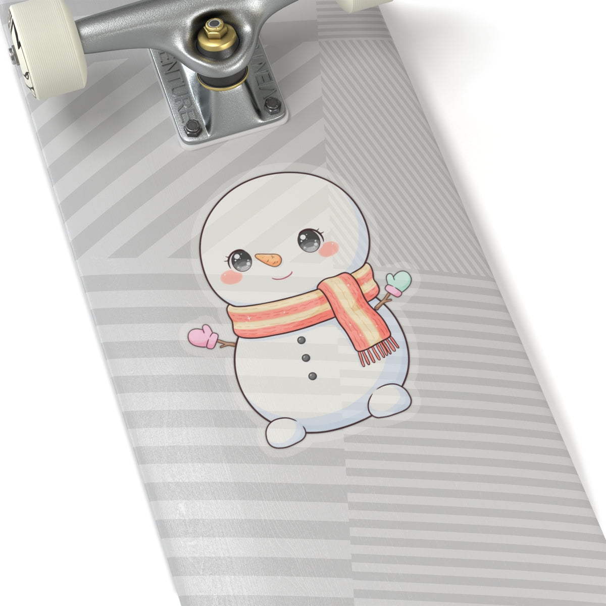 Kawaii Snowman Christmas Sticker for Holiday Gifts