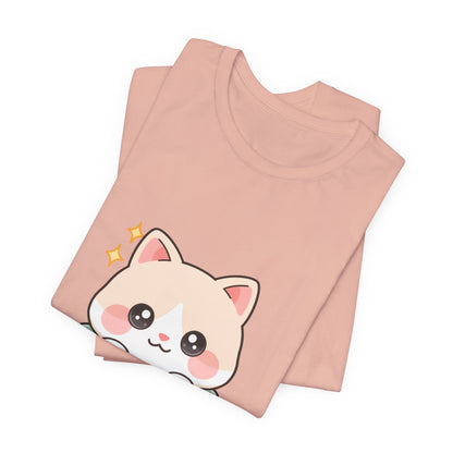 Kawaii Cat T-Shirt for Cute Cat and Chibi Art Fans