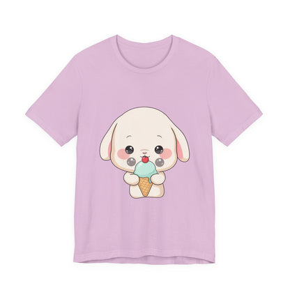 Kawaii Bunny Ice Cream Tee for Cute Style Lovers