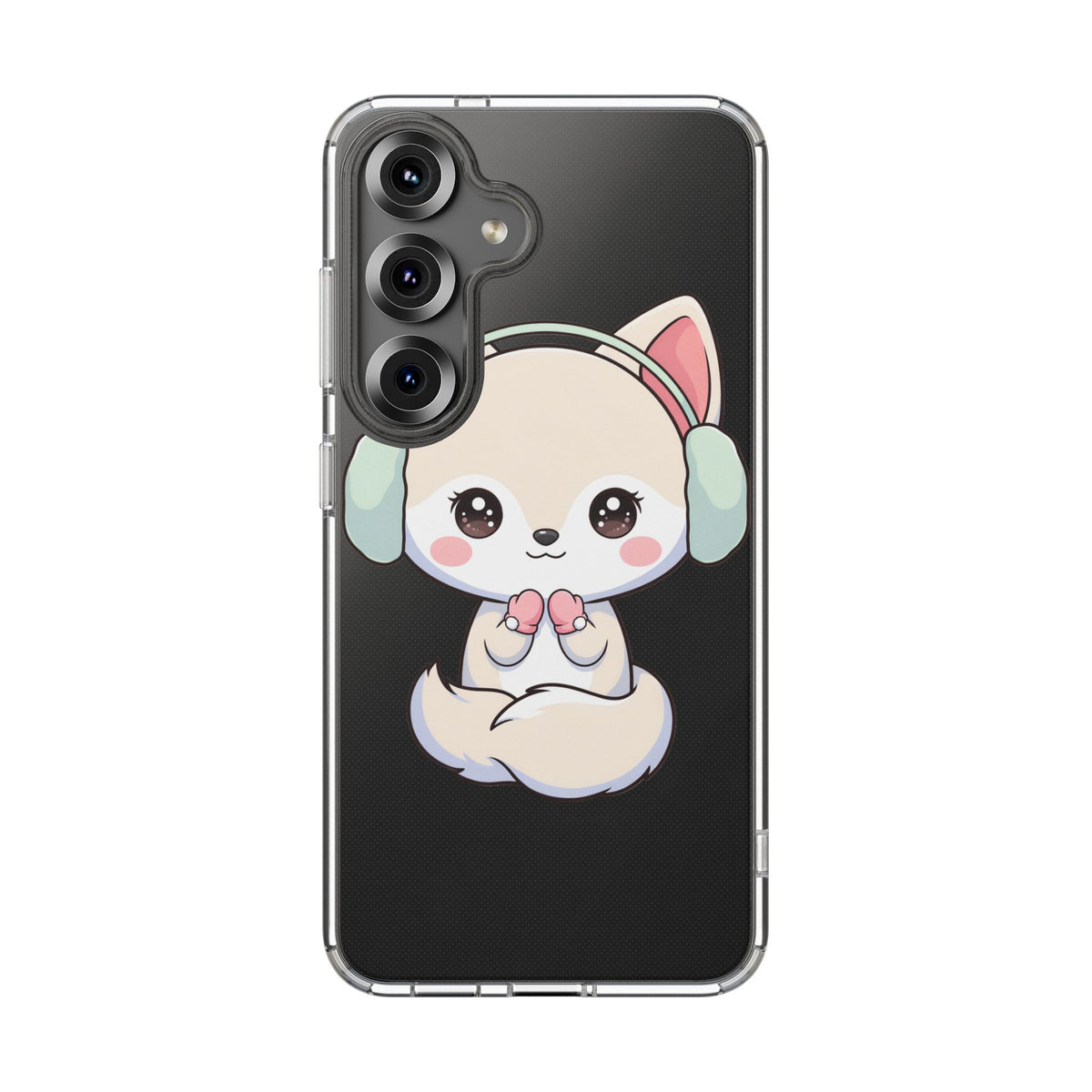 Kawaii Arctic Fox Phone Case – Cozy Winter Cutie