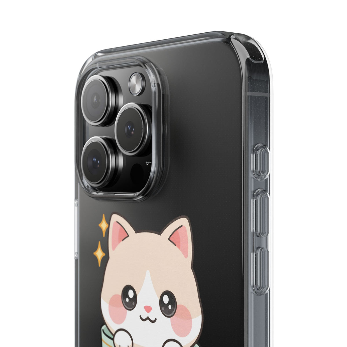 Kawaii Cat Phone Case, Cute Teacup Kitty Gift