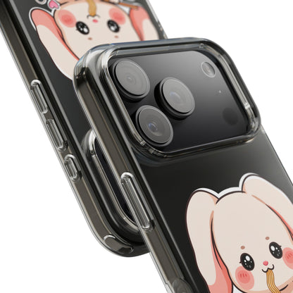 Kawaii Ramen Bunny Clear Impact-Resistant Case