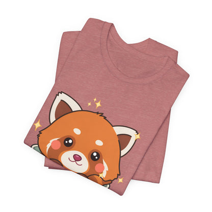 Kawaii Red Panda T-Shirt, Cute Tea Lover Gift