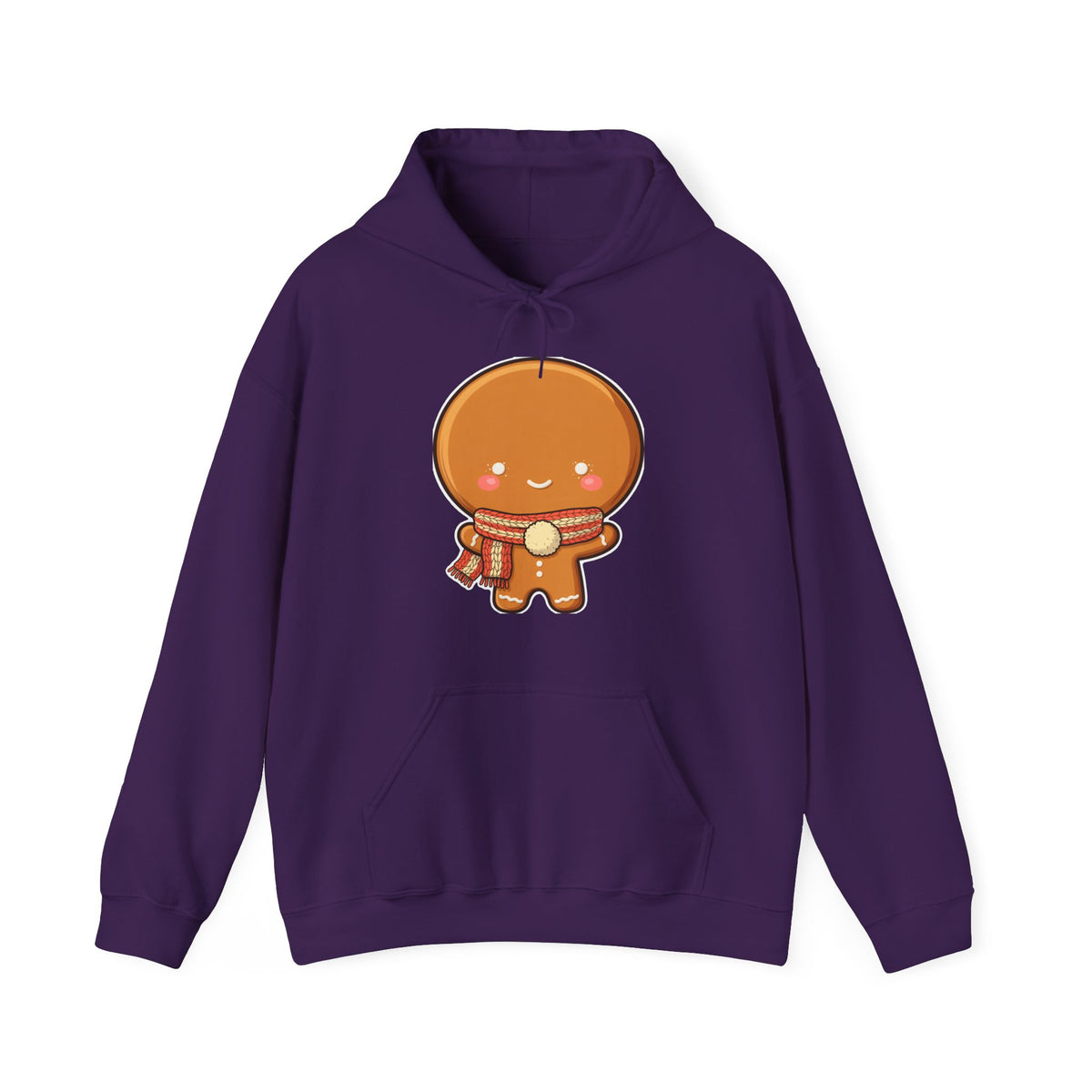 Kawaii Gingerbread Man Hoodie for Cozy Christmas Days