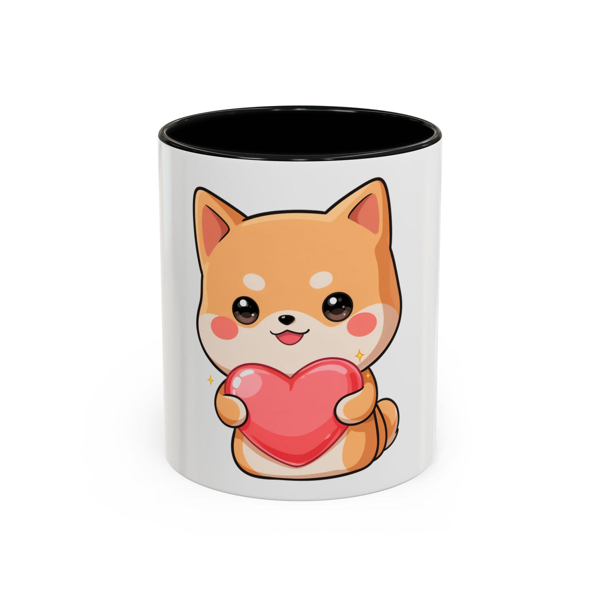 Kawaii Shiba Inu Accent Coffee Mug for Dog Lovers