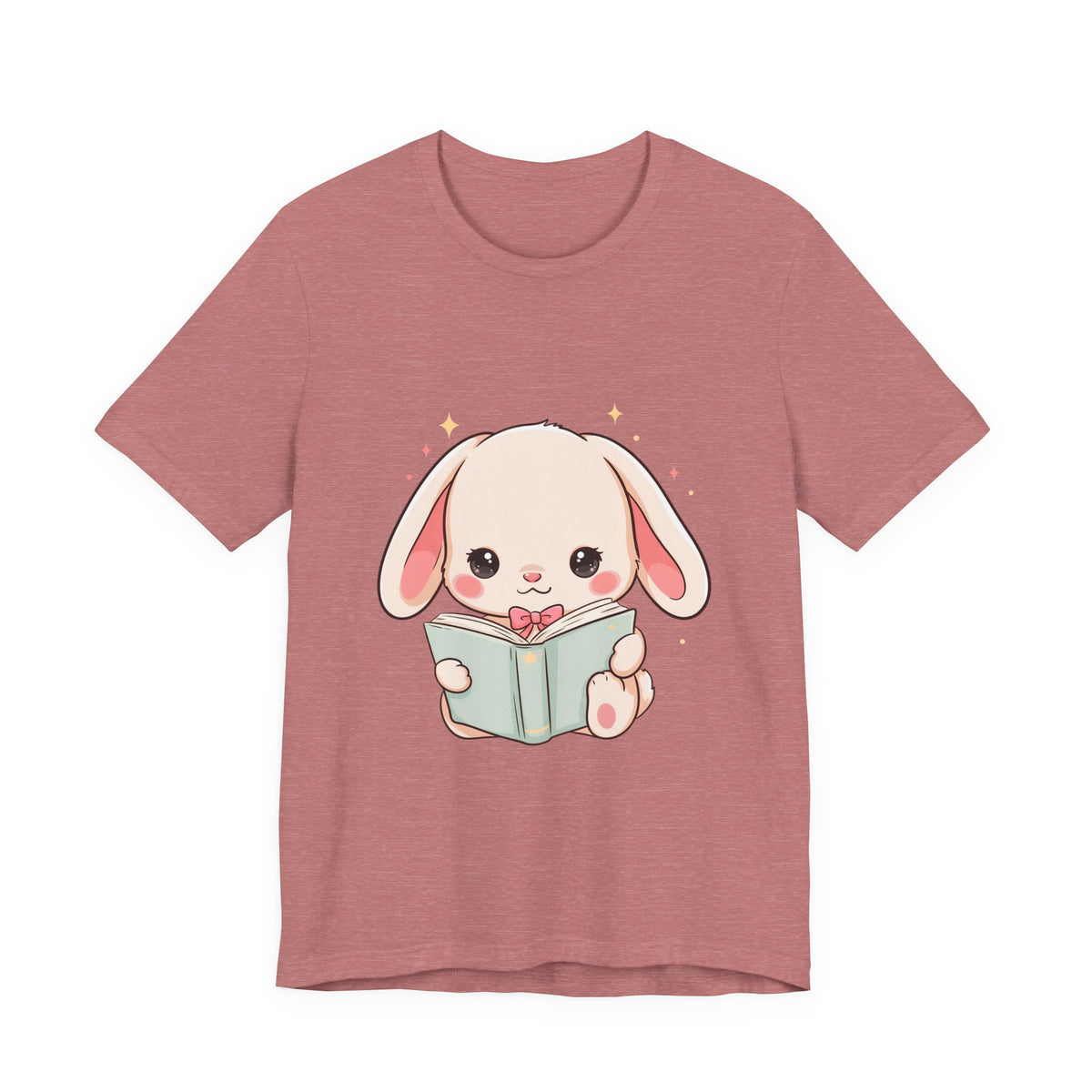 Book Lover Bunny T-Shirt – Cute Kawaii Reader Tee