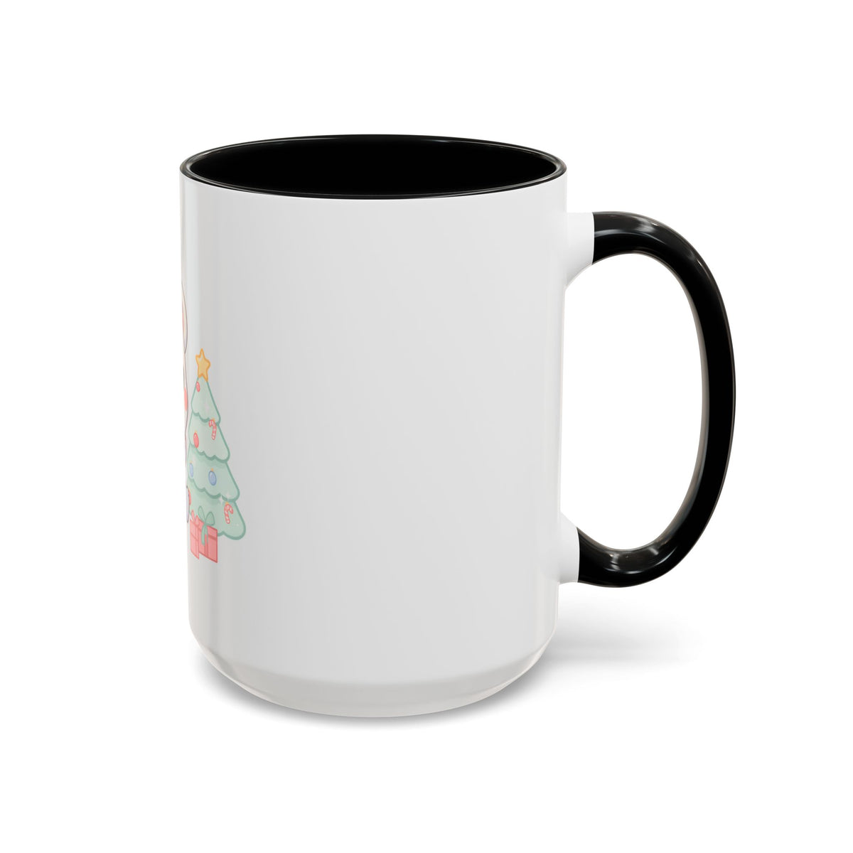 Kawaii Polar Bear Christmas Mug, 11 oz Accent Coffee Mug