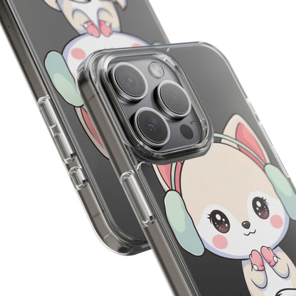 Kawaii Arctic Fox Phone Case – Cozy Winter Cutie