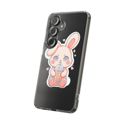 Kawaii Bunny Bubble Tea Phone Case for Boba Lovers