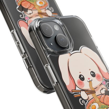 Kawaii Ramen Bunny Clear Impact-Resistant Case