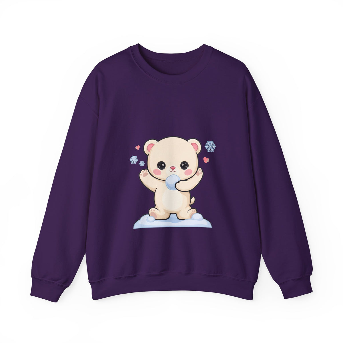 Kawaii Polar Bear Sweatshirt for Cozy Winter Days