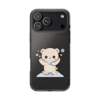 Kawaii Polar Bear Phone Case for Cute Animal Fans