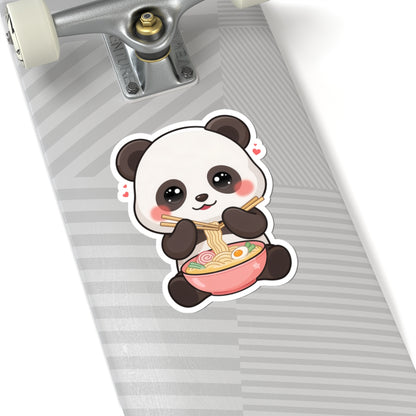 Kawaii Panda Ramen Sticker for Cozy Desk Decor