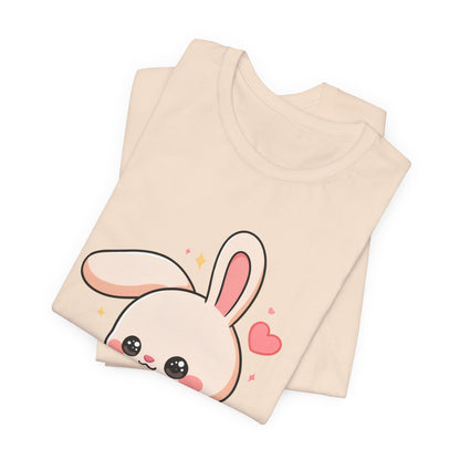 Kawaii Bunny Skateboard T-Shirt for Cute Style Fans