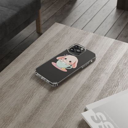 Kawaii Bunny Phone Case, Cute Teacup Rabbit