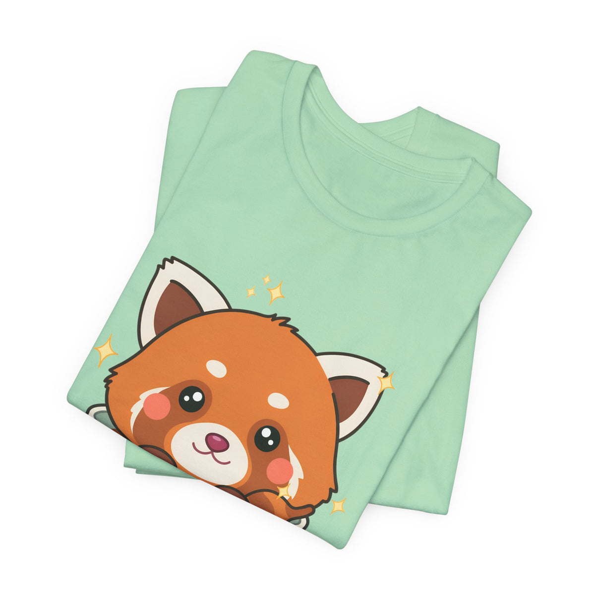Kawaii Red Panda T-Shirt, Cute Tea Lover Gift