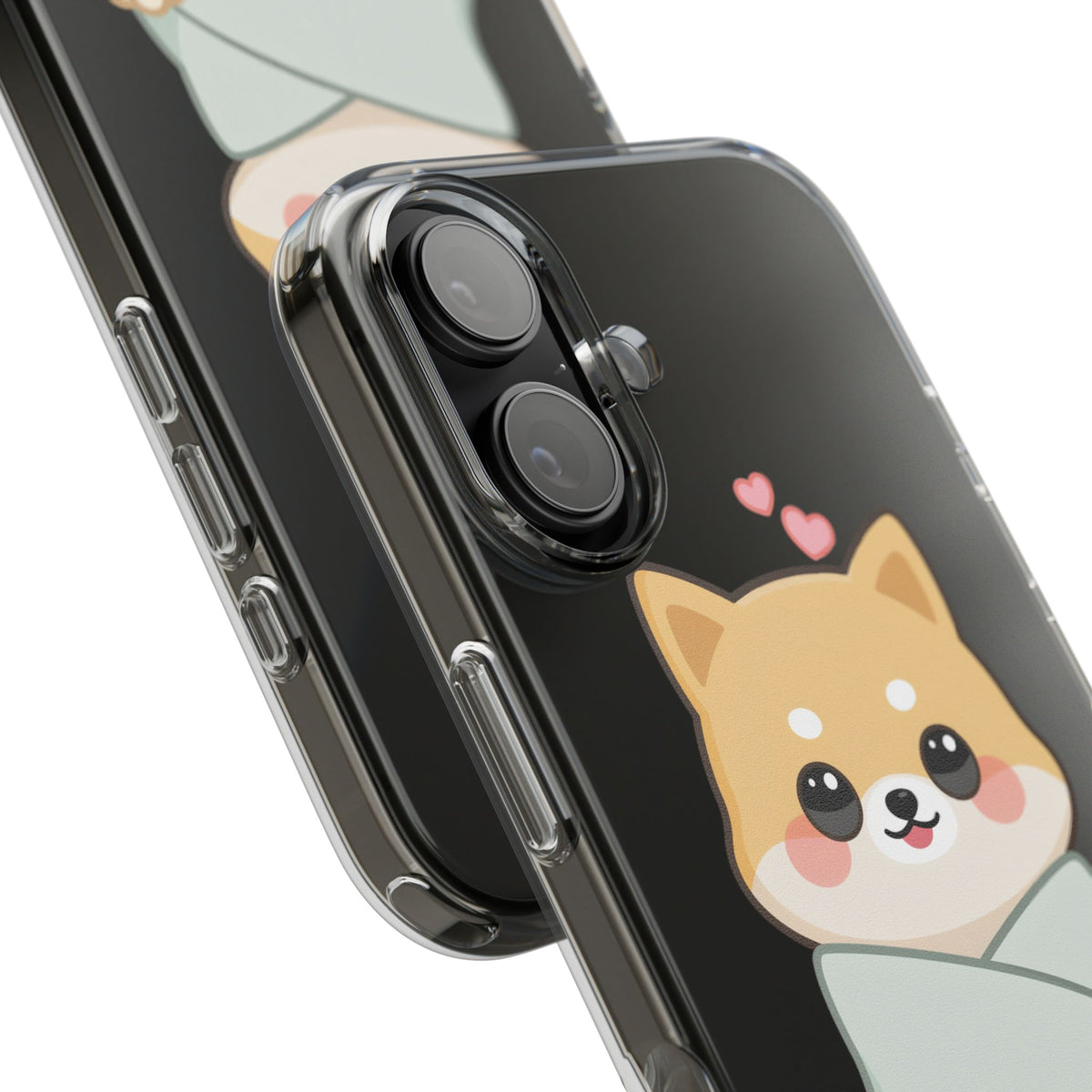Kawaii Shiba Inu Phone Case, Cozy Valentine Gift
