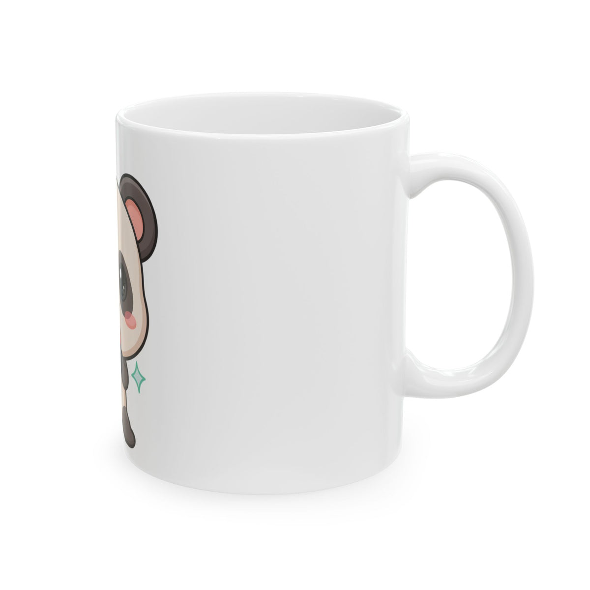 Kawaii Panda Sushi Mug, Cute Chibi Animal Gift