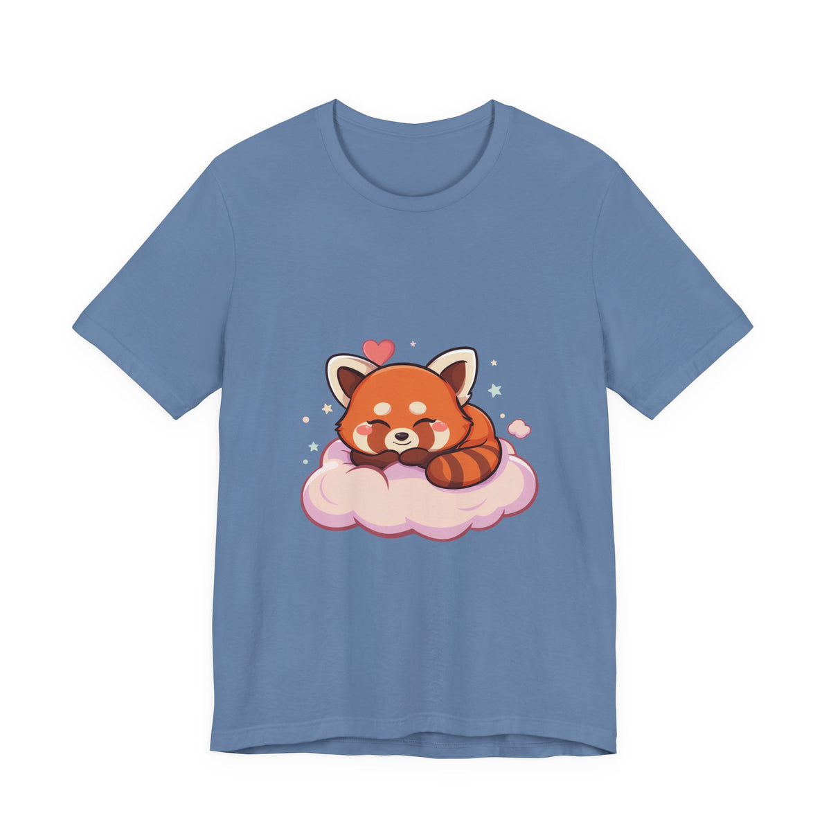 Kawaii Red Panda T-Shirt, Cute Sleeping Animal Tee