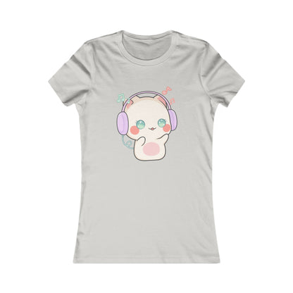 Kawaii Cat Music Lover Women's Favorite Tee