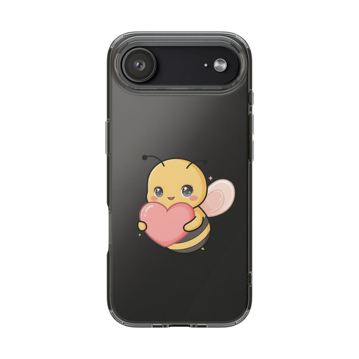 Kawaii Bee Clear Impact-Resistant Phone Case