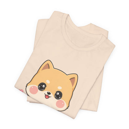 Kawaii Shiba Inu Skateboarder Tee for Dog Lovers