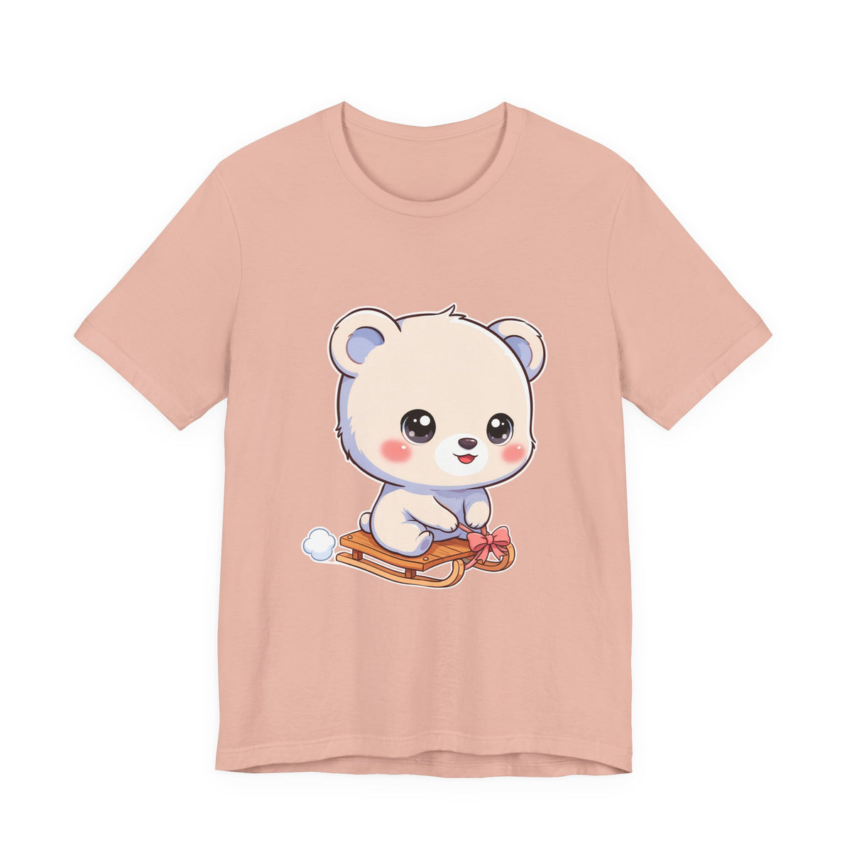 Kawaii Polar Bear T-Shirt for Cozy Winter Days