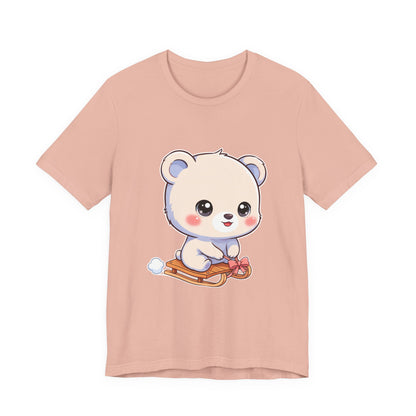 Kawaii Polar Bear T-Shirt for Cozy Winter Days