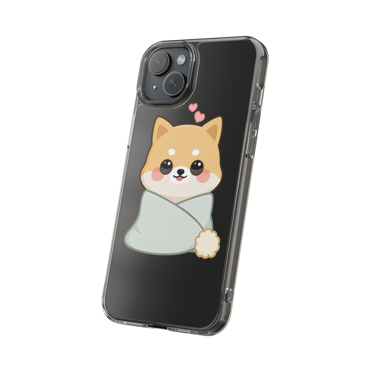Kawaii Shiba Inu Phone Case, Cozy Valentine Gift