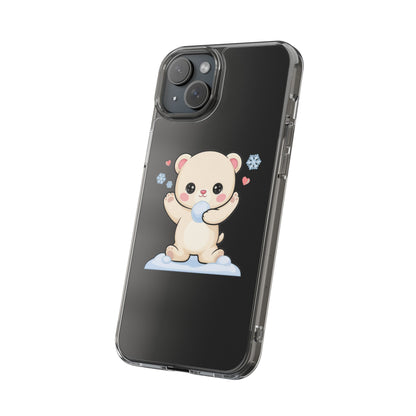 Kawaii Polar Bear Phone Case for Cute Animal Fans