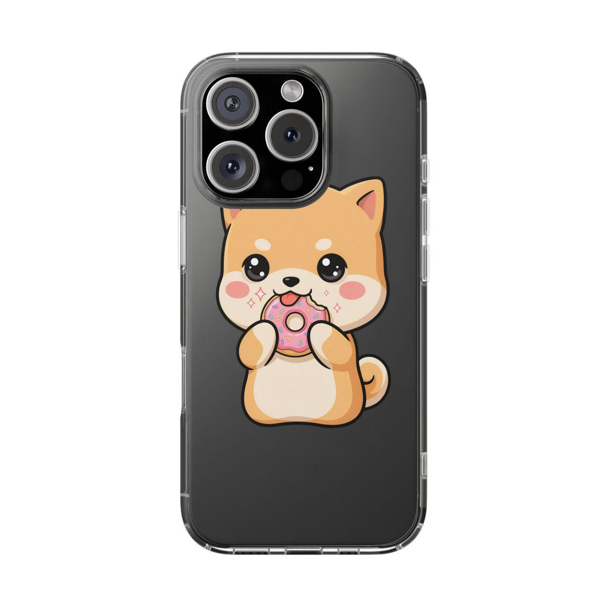 Kawaii Shiba Inu Phone Case with Donut