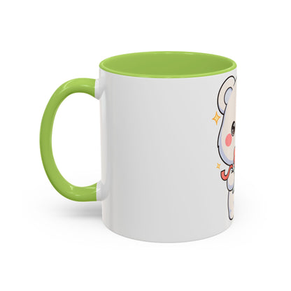Kawaii Polar Bear Mug, Cute Gift Accent Coffee Mug