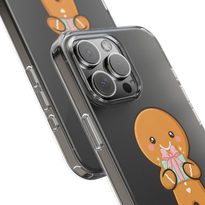Gingerbread Man Phone Case, Cute Holiday Gift Design