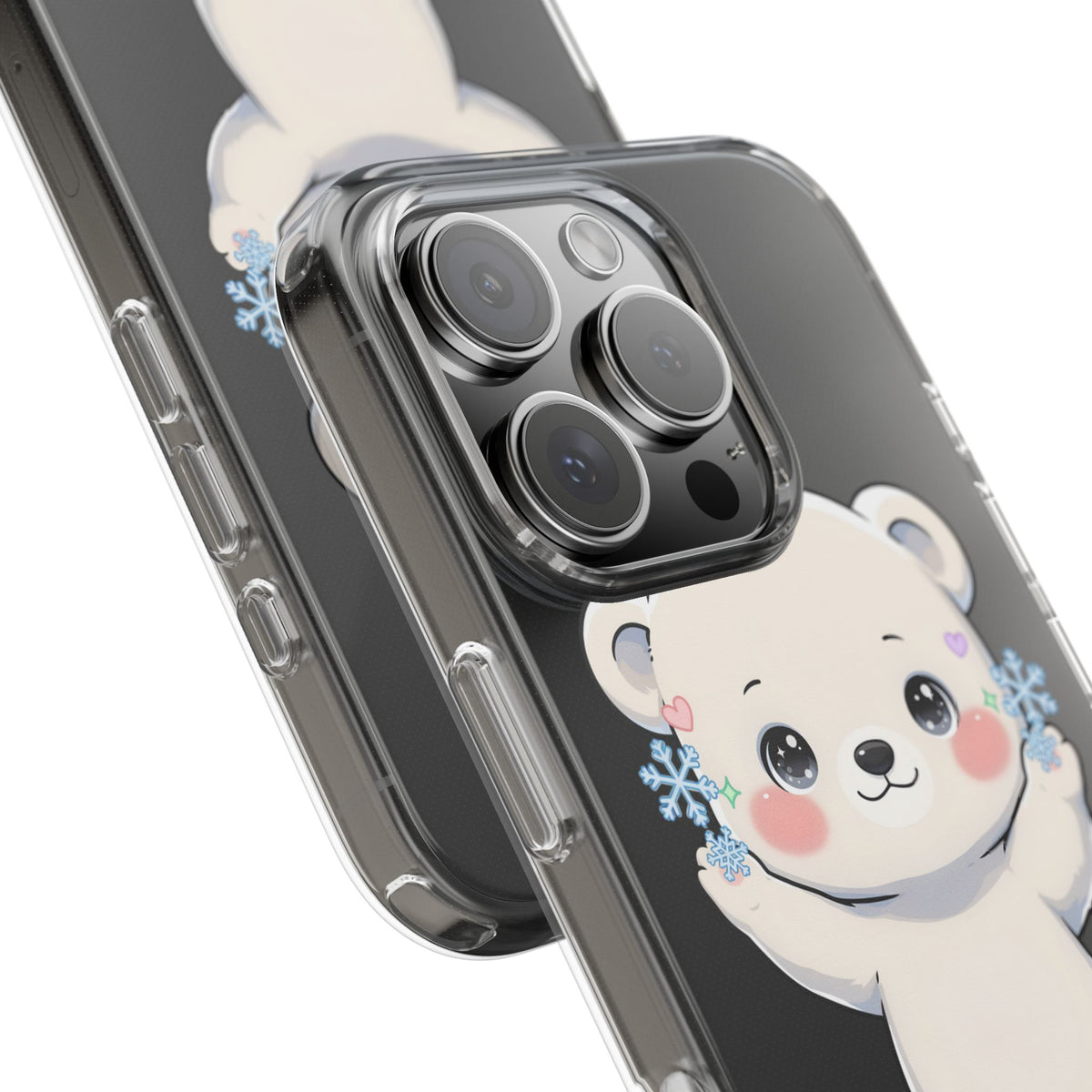 Kawaii Polar Bear Phone Case for a Cozy Winter Gift