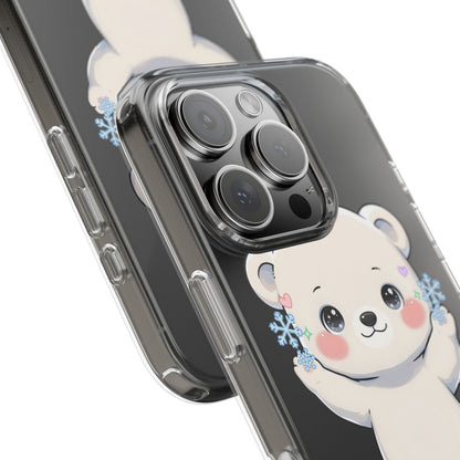 Kawaii Polar Bear Phone Case for a Cozy Winter Gift
