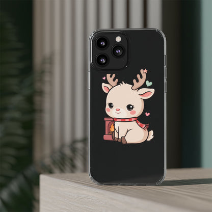 Kawaii Reindeer Phone Case for Cozy Holiday Cheer