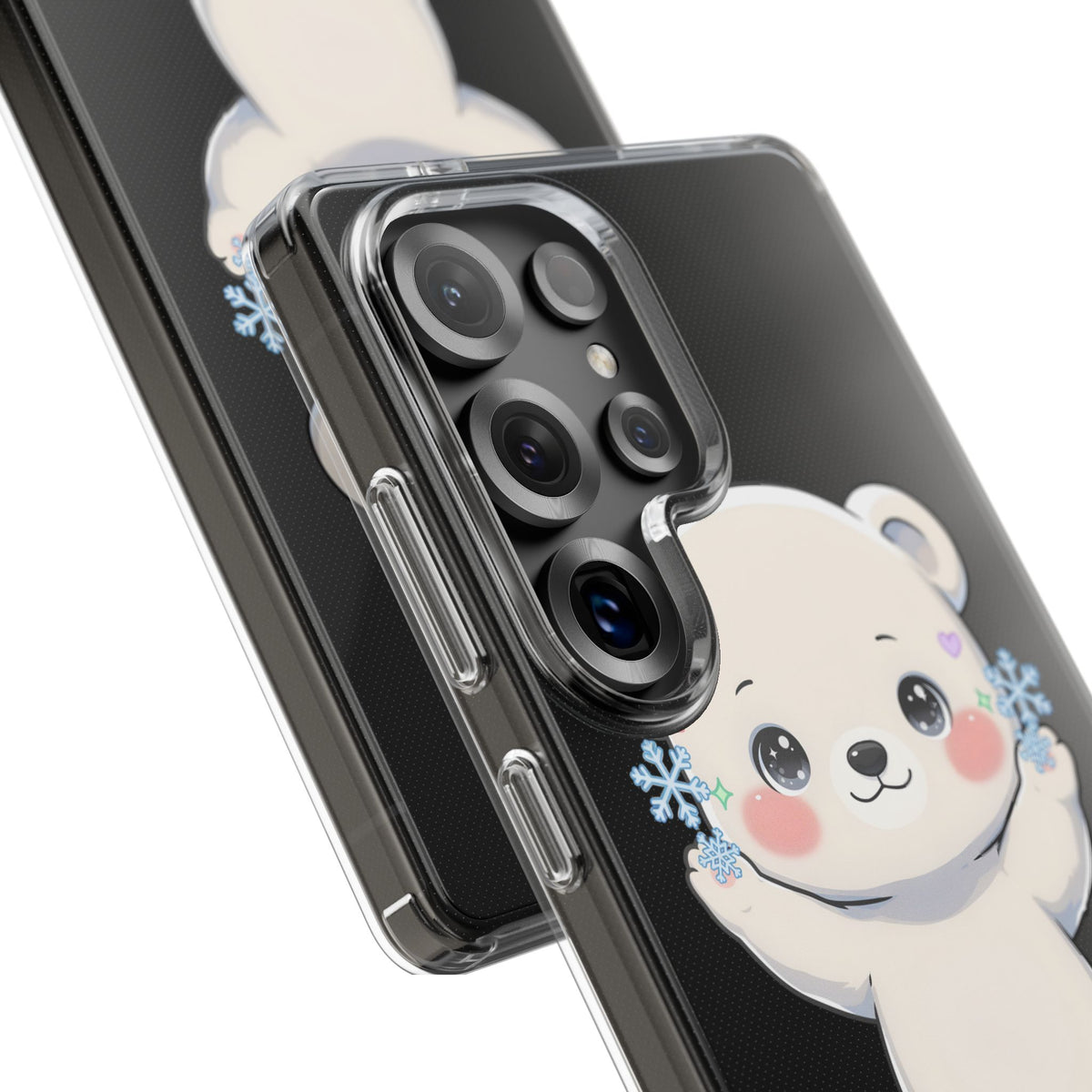 Kawaii Polar Bear Phone Case for a Cozy Winter Gift