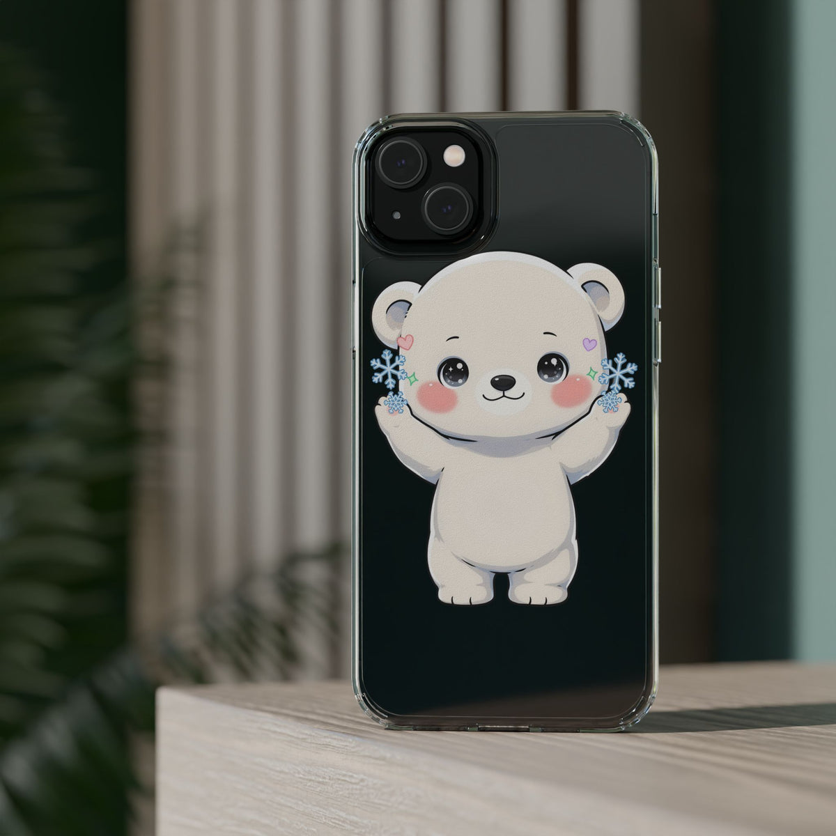 Kawaii Polar Bear Phone Case for a Cozy Winter Gift